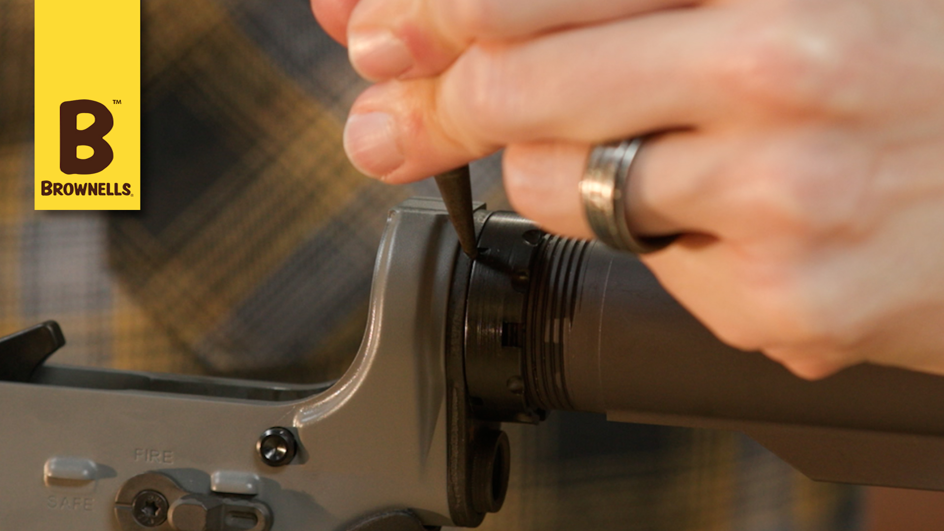 The Right Way To Stake an AR-15 Castle Nut