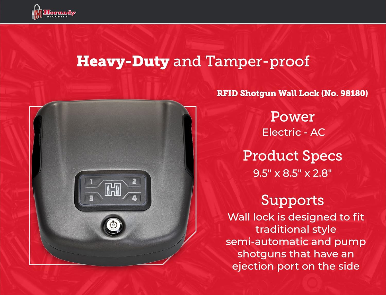 Hornady_Rapid_Safe_Wall_Mount_for_Long_Guns_4 Hornady Rapid Safe Wall Mount for Long Guns